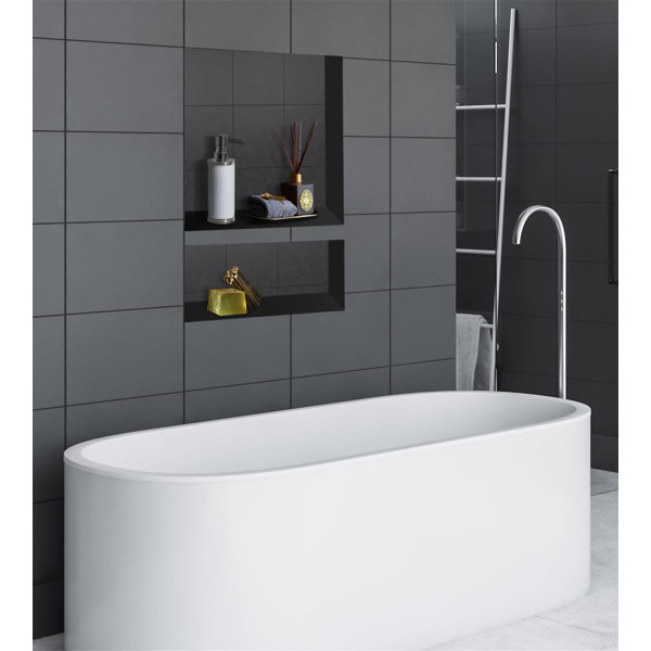 Latitude Run® Elycia Acrylonitrile Butadiene Styrene Wall Bathroom ...