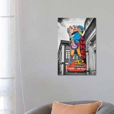 Enseigne néon Nashville Lukes - impression sur toile tendue