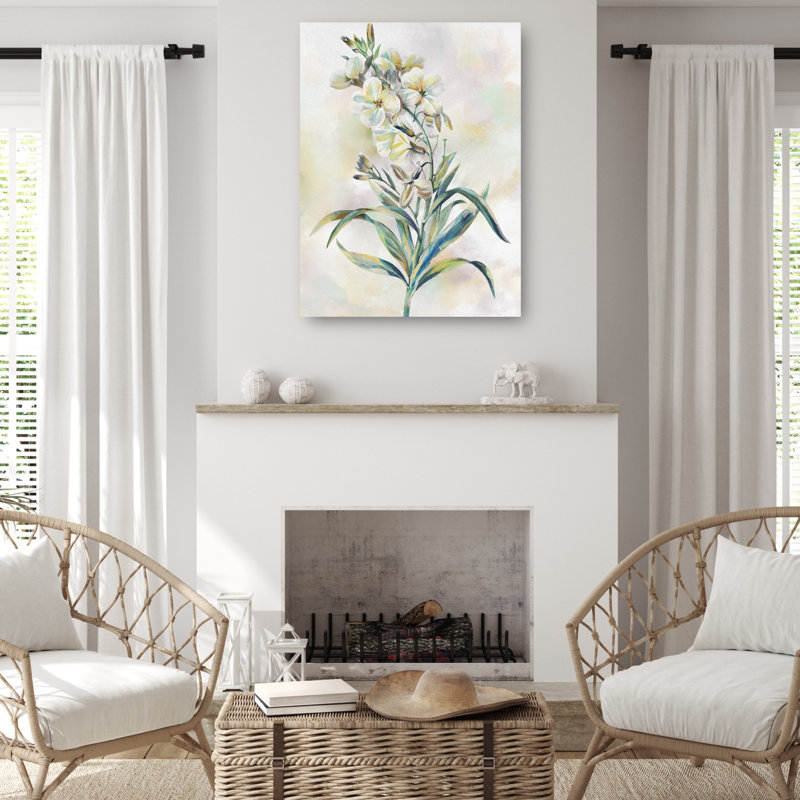 Botanical Whispers III Floral Canvas Art Print