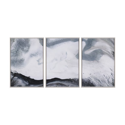 «Are One» par Gabrielle Crawford, toile texturée embelée à la main