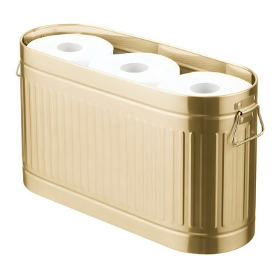 Grand organisateur de papier hygiénique autoportant en acier, porte-papier hygiénique à 6 rouleaux pour plancher de salle de bain, se range sous l'évier, le meuble-lavabo, la tablette, dans l'armoire ou dans la collection de coin Oscar