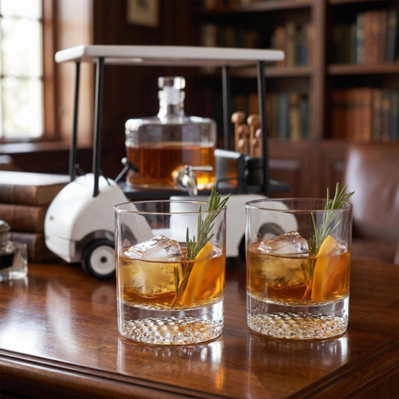 Ensemble de distributeur de carafe à whisky Back Nine