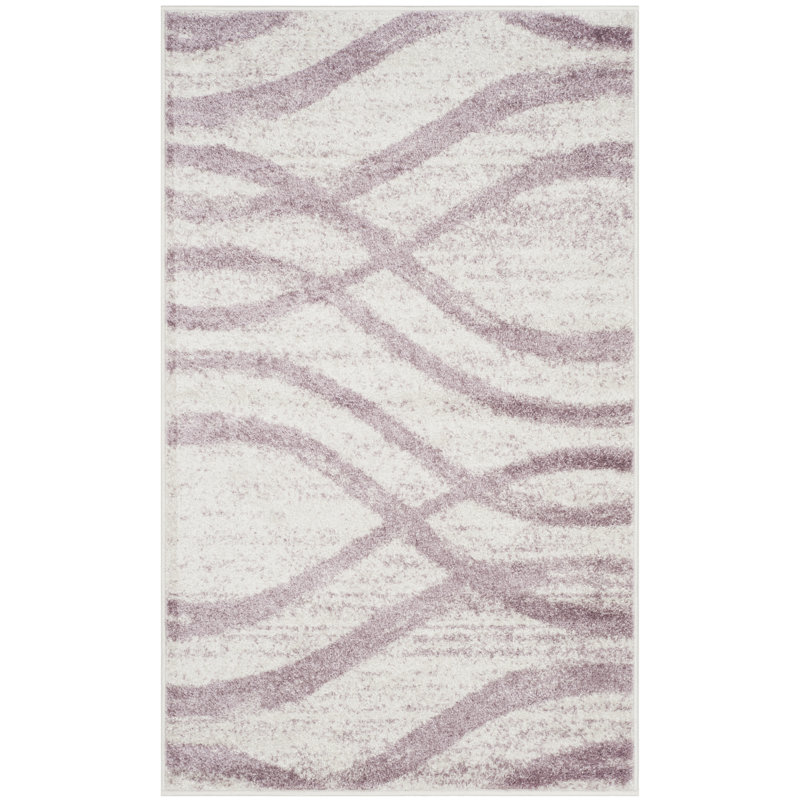 Parkinson Power Loom Rug, Cream/Purple, Rectangle 155 x 229 cm