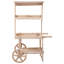 Cleta 110cm W Manufactured Wood Merchandiser with Wheels