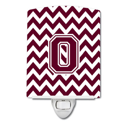 Chevron Ceramic Night Light