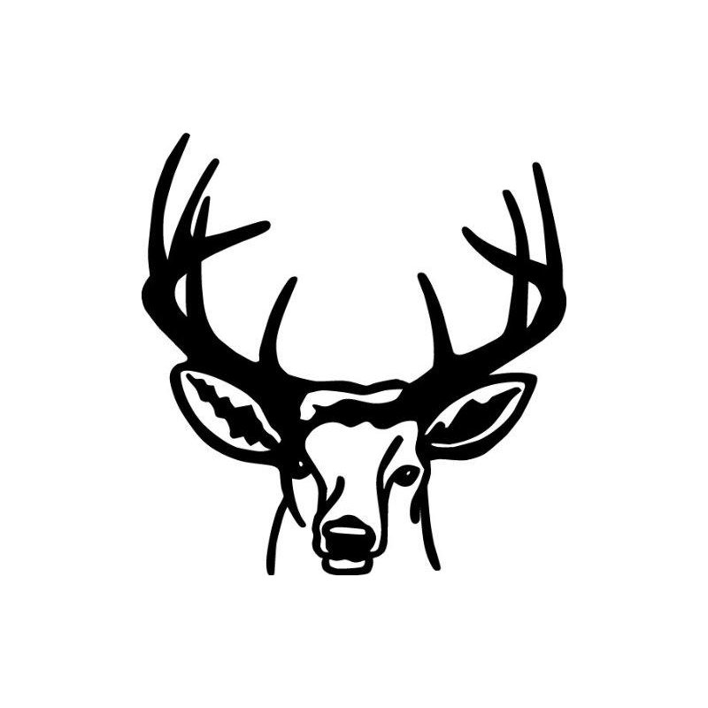 Décalcomanie murale cerf