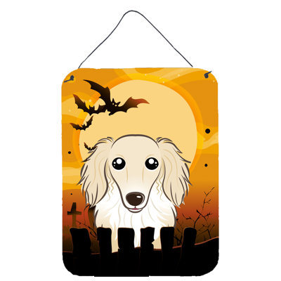 « halloween », impression sur plaque