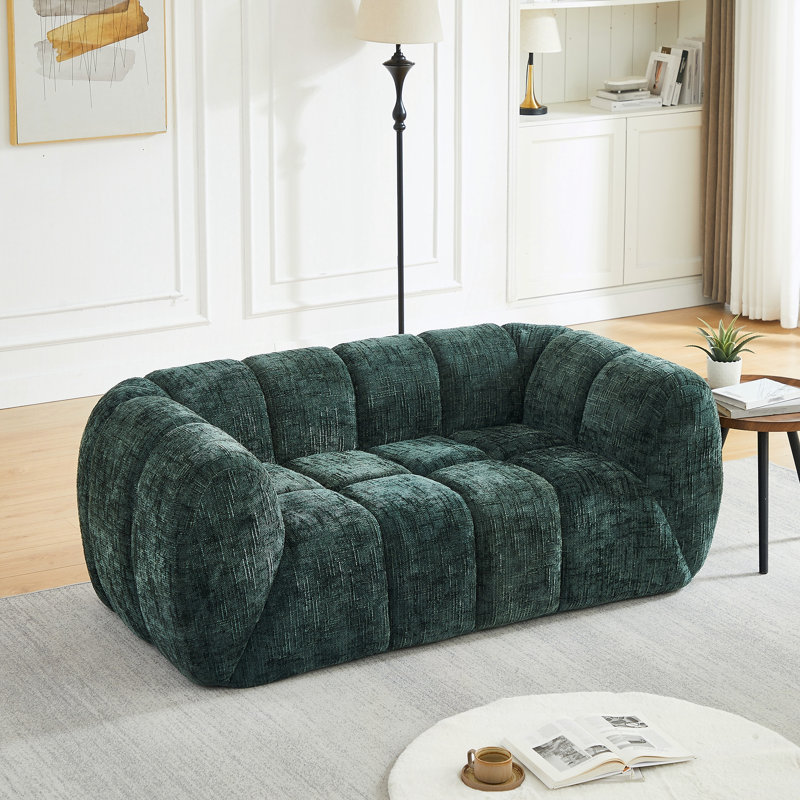 Canapé moderne et confortable, idéal pour les salons, les chambres à coucher et les appartements, Vert