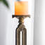Porte-bougie antique en or