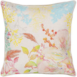 Florissant Flower/Floral Throw Pillow