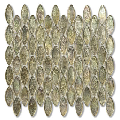 555 7/8" x 7/8" Domes Glass Mosaic