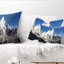 Landscape Printed Mount Everest Glacier Panorama Lumbar Pillow
