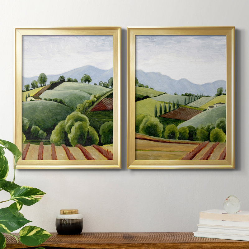 Toscane, croquis I, reproduction encadrée de qualité supérieure - prête à être accrochée, H 30,5 po x l 22,5 po x P 1,25 po