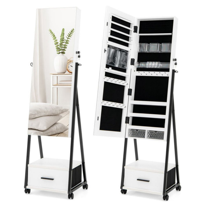 Armoire à bijoux avec miroir Breianne
