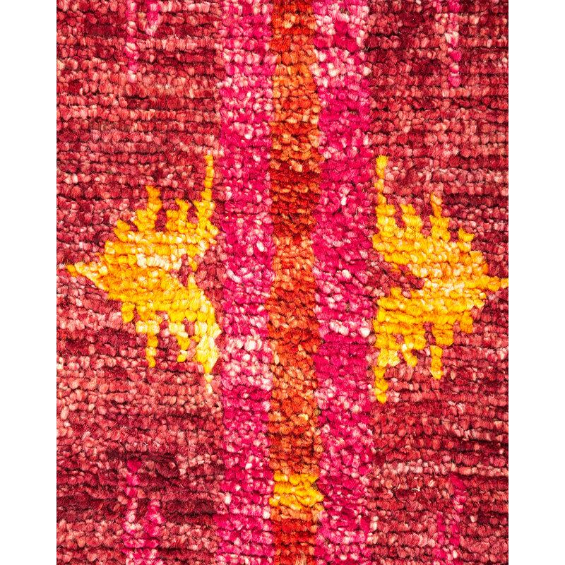 Contemporary One-of-a-Kind 4' 0" X 6' 4" Hand Knotted Area Rug