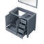 Meuble-lavabo de salle de bain 36 po X P 22 po D, décalé à gauche et 34 po Miroirs-1569337584