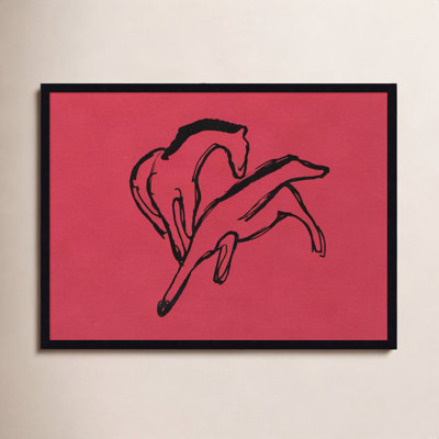 Two Horses Print by Franz Marc