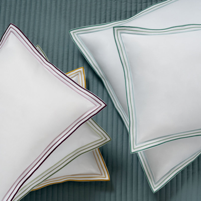 Cavriglia Embroidery By DEA Sateen Pillow Case, King Pillow Case