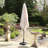 2.4mx3m Crank and Tilt Rectangular Parasol Grey Powder Coated Pole (38mm Pole, 8 Ribs) This parasol is made using Polyester Fabric which has a Weather-Proof Coating & UPF Sun Protection Level 50-2135400228