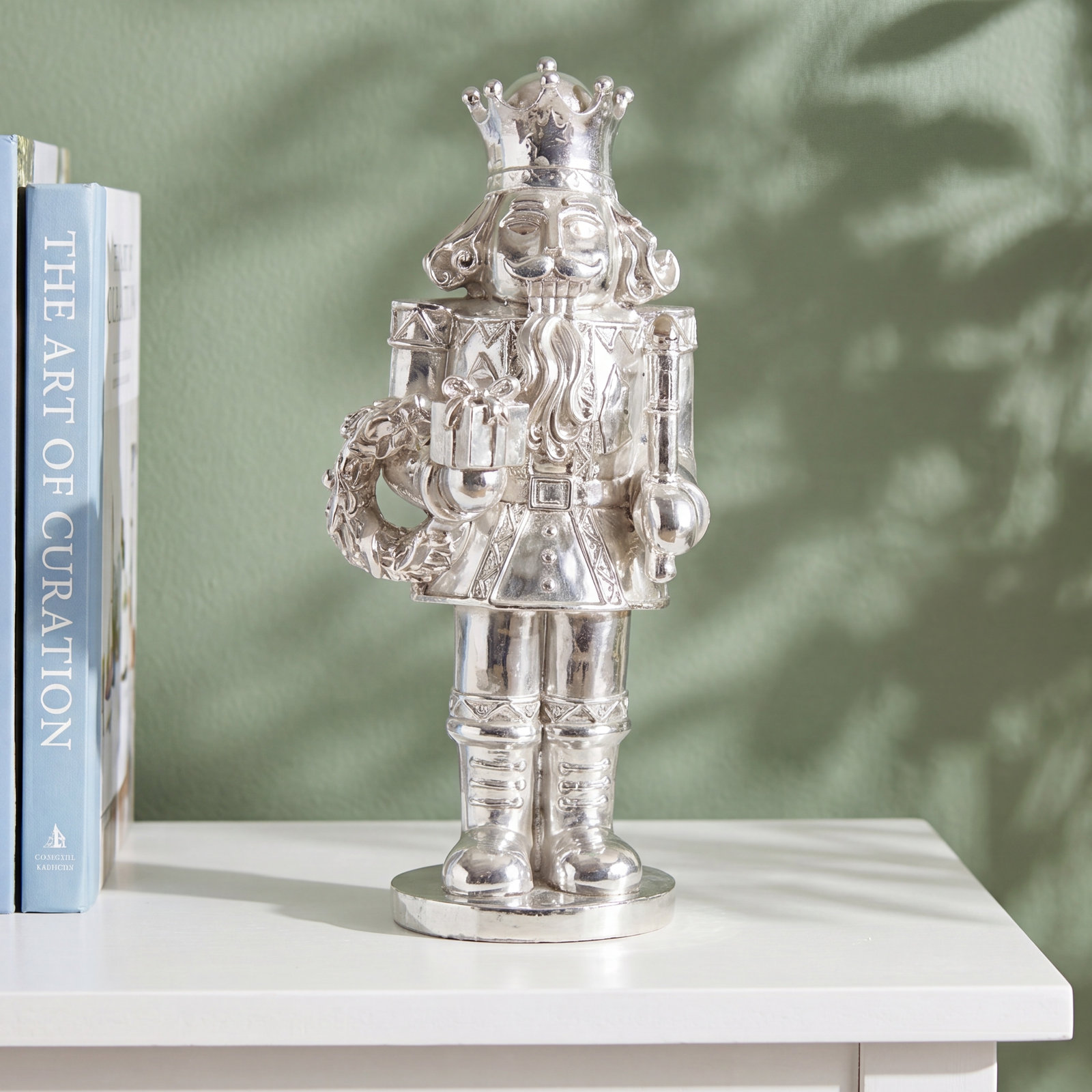 Silver Soldier Holiday Accent