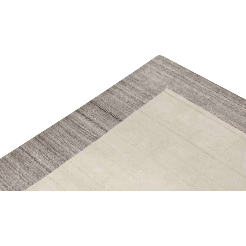 Handmade Wool Area Rug, Rectangle 4' x 6'