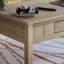 Somers Solid Wood Solid Coffee Table with Storage