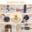 Modern 71cm Bronze 6-Light Sputnik Iron Flush Mount Ceiling Light