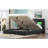 Queen Size Upholstered Platform Bed With Led Headboard