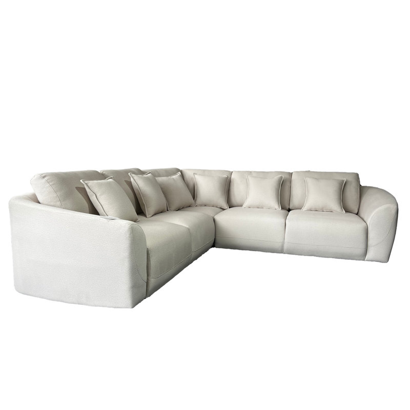4 Seater Corner Sofa , Cream