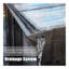 Solarium toutes saisons 10 X 14 pi, solarium mural permanent avec fenêtres en polycarbonate détachables, solarium en aluminium avec 2 portes coulissantes verrouillables pour terrasse de jardin-113717631
