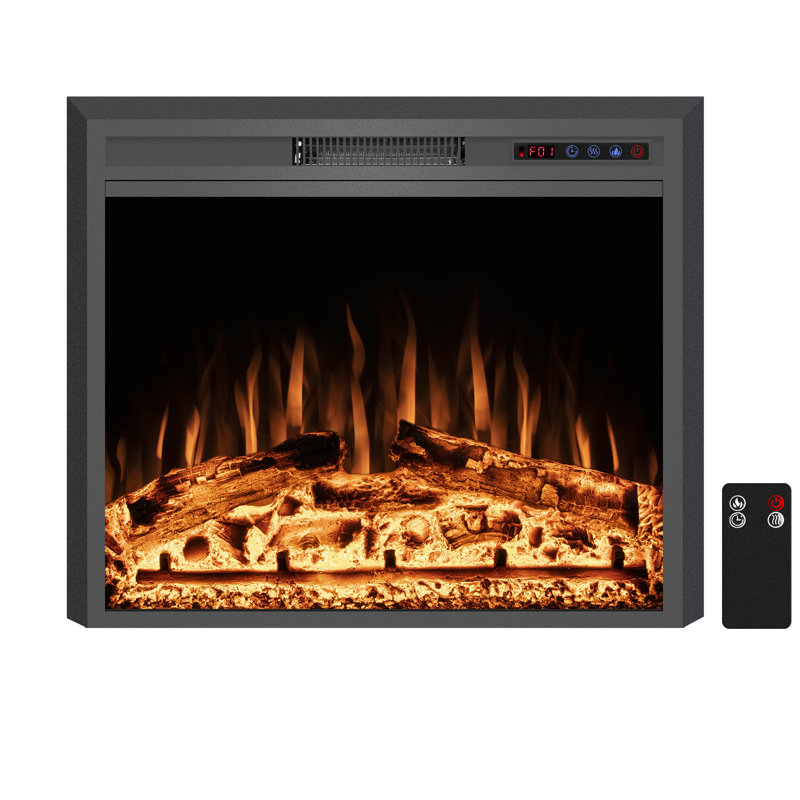 Virdi Electric Fireplace Insert, 21.1" H x 25.35" W x 6.5" D