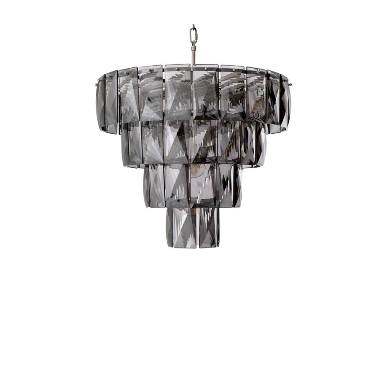 Amazone 14 - Light Chandelier, Smoke