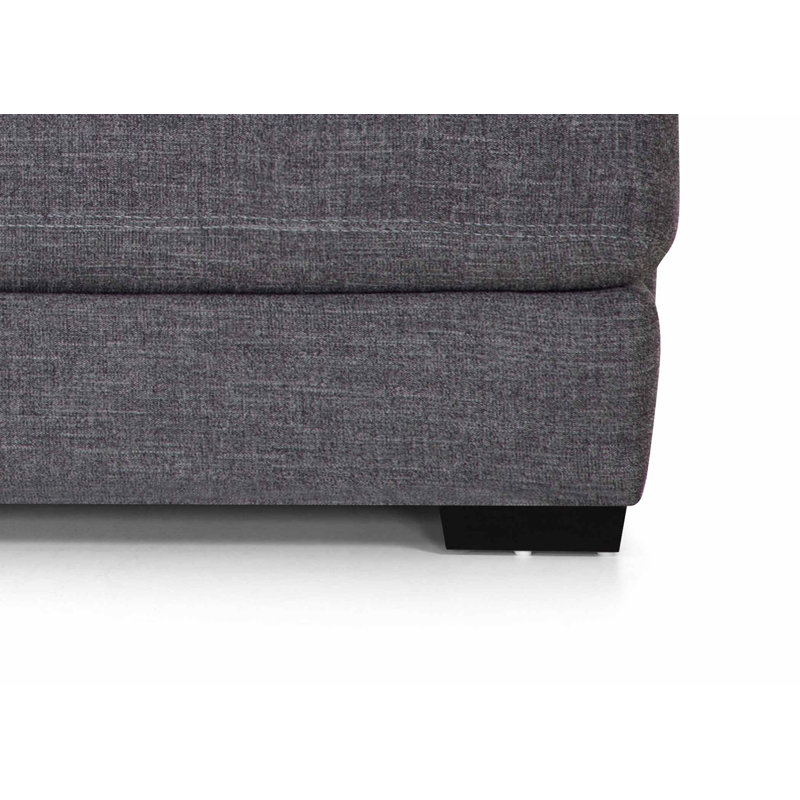 Repose-pieds Avianne, Gris graphite 100 % polyester