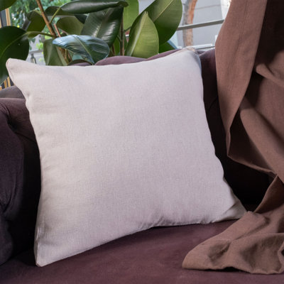 Kaydey White Square Cushion Cover