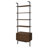 Wendell Walnut 4-Shelf Storage Wall Bookshelf