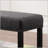 Fabric Dining Bench with Nailhead Trim, Grey-749674453