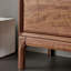 Modern light luxury black walnut bookcase-110581240