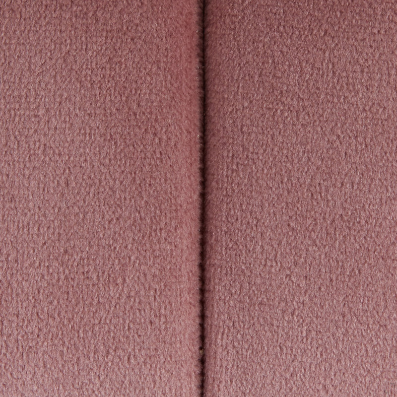 Repose-pieds rond en velours de 24 po, Rose