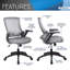 Chaise de travail en filet Nishan-343378355