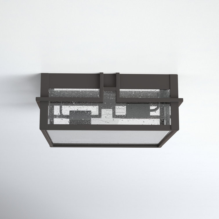 Blithe 2 Light Glass Flush Mount