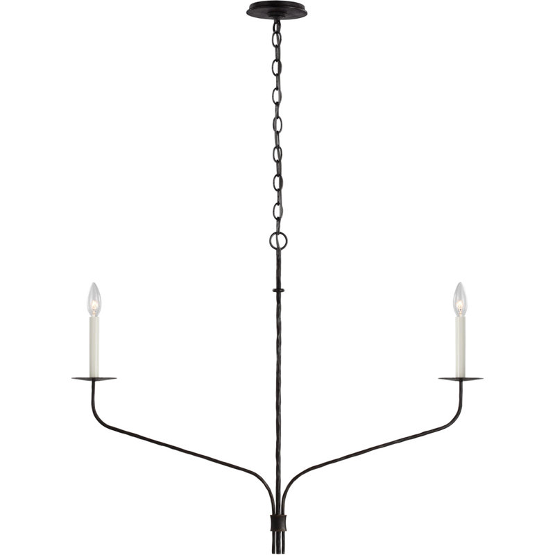 Kears 2 - Light Chandelier, Aged Iron