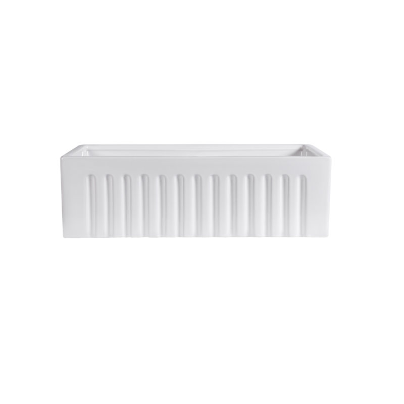 Lavabo de salle de bain rectangulaire en céramique 17 po A&E Bath and Shower