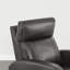 Fauteuil inclinable électrique pivotant en cuir véritable Corvin-1386330728