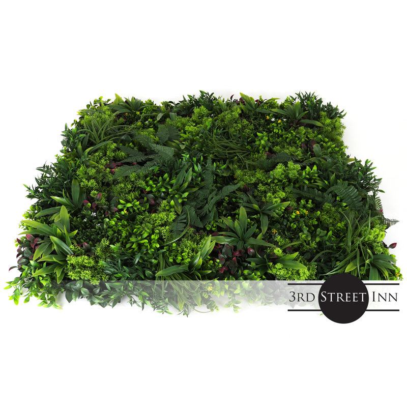 Feuillage vert artificiel Valley Mix protégé contre les rayons UV pour la décoration extérieure, Paquet de 2