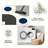 1PC Minimalist Black Curved Line and Navy Blue Circle Abstract area rugs for Living Room, Soft and Comfortable, Suitable for all seasons, easy-to-maintain, machine washable Indoor floor mat, Under Table Farmhouse suitable for living room, dining-2119525893