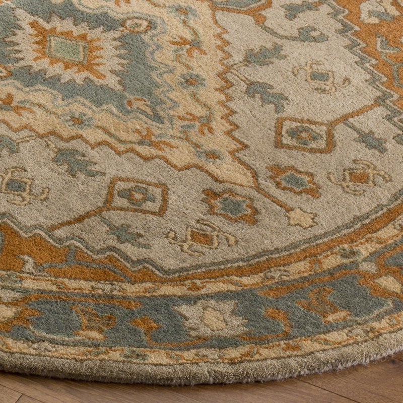 Cranmore Hand Tufted Wool Oriental Rug, Round 8'