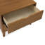 Table de chevet 2 tiroirs avec base en bois massif (ensemble de 2)-1233555607