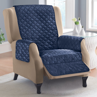 Polyester T-Cushion Recliner Slipcover
