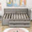 Wood Daybed with Drawers and Shelves-1807396032-1807396033