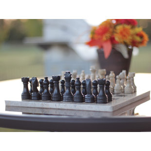 Retro Resin Chess Pieces Modern Home Decor International Chessmen